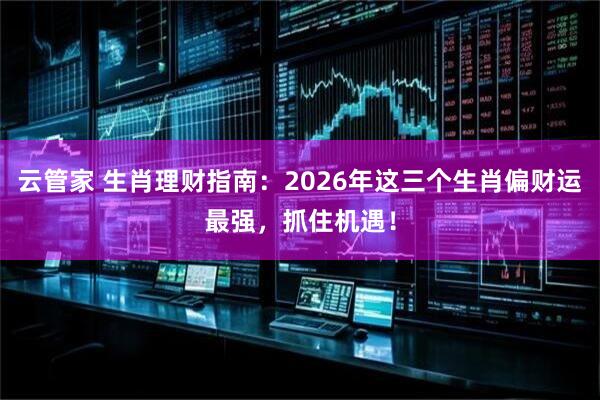 云管家 生肖理财指南：2026年这三个生肖偏财运最强，抓住机遇！